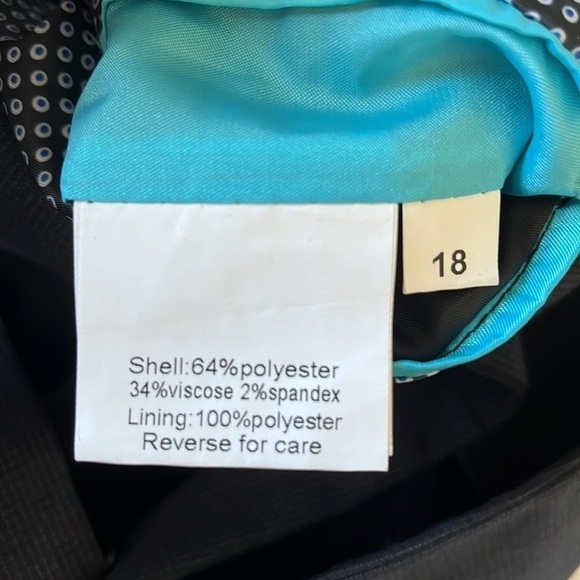 WD.NY Men’s Suit Jacket in Navy blue size 18 - Picture 12 of 14